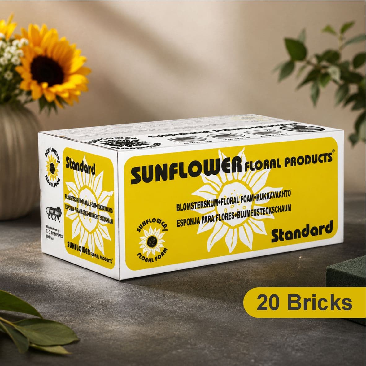 Standard Sunflower Floral Foam