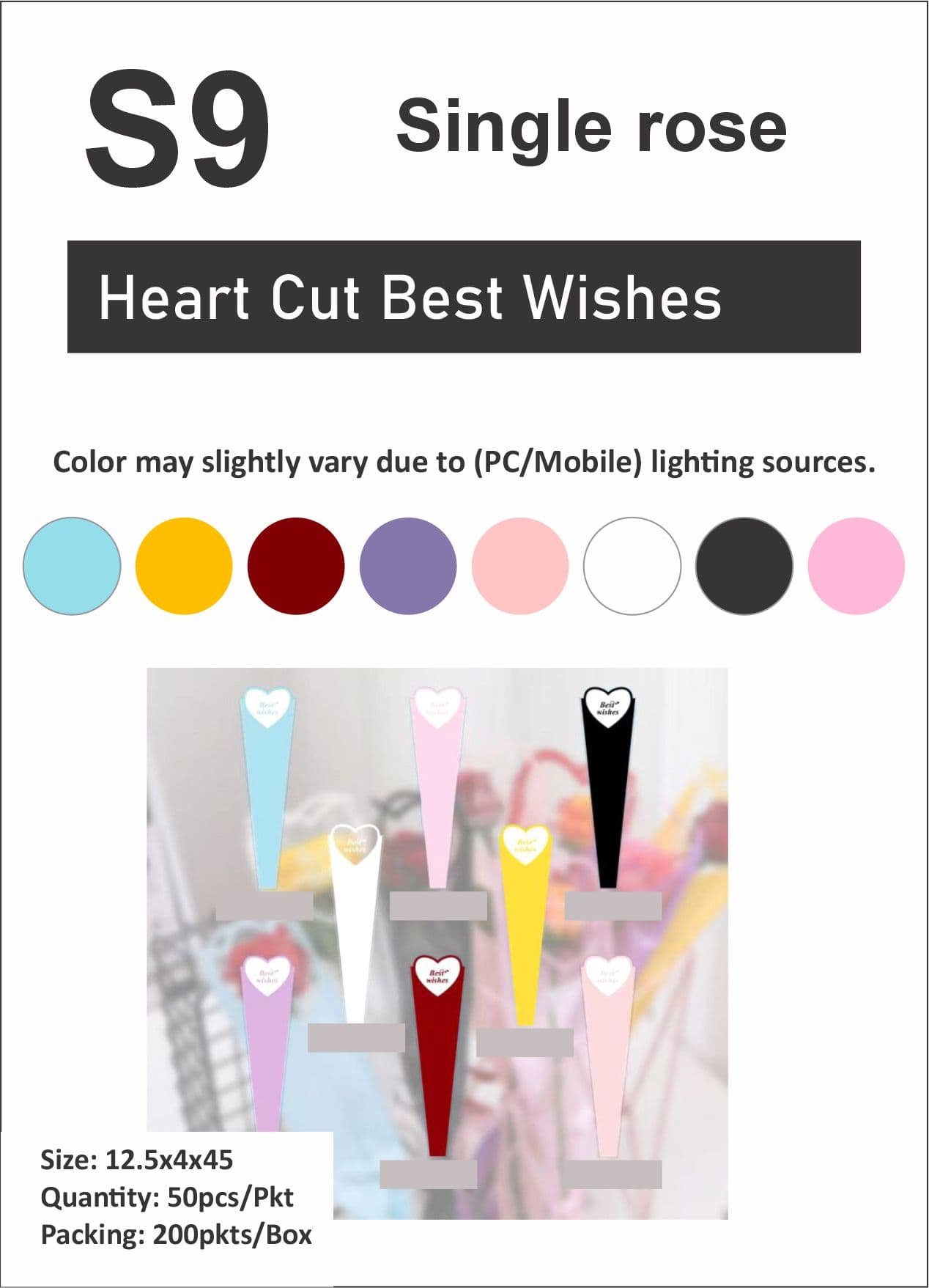 S9 Sleeve (Small) Best Wishes Heart